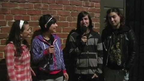 Jackie and Martina interview Escape the Fate