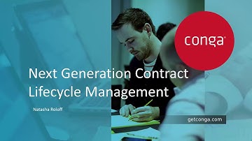 Next Generation Contract Lifecycle Management