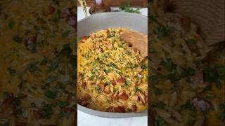 Creamy Chorizo Orzo