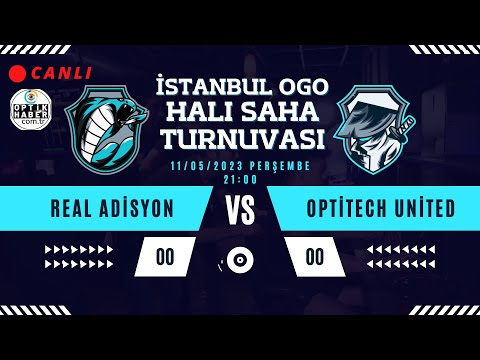 Turnuvanın ilk maçı Real Adisyon ve OptiTech United