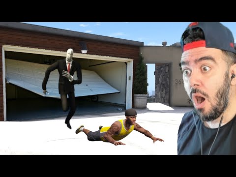 SLENDERMAN FRANKLININ GARAJINDAN ÇIKTI - GTA 5 MODS