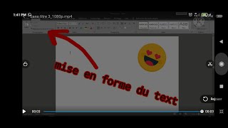 mise en forme du texte WORD  facilement et rapide  | تعديل النص بطريقة احترافية