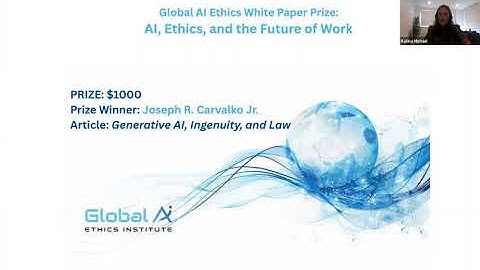 Joseph R. Carvalko Jr. Awarded Global AI Ethics White Paper Award 2025 by Global AI Ethics Institute