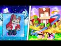 JJ Became Avatar Aang Legend Master of All Element - Maizen (Minecraft)