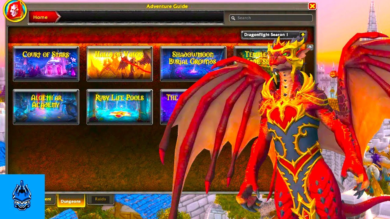 Dragonflight Season 1 Encounter Journal FilterSeasonal Dungeons