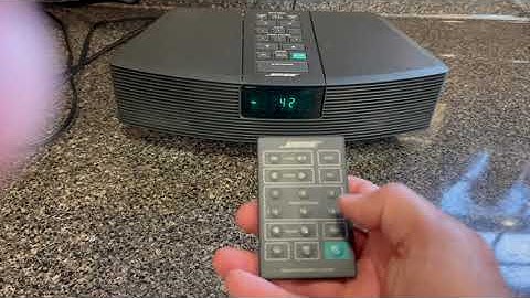 ORIGINAL Bose AWR1-1W Wave Radio With Remote, AM/FM/AUX Alarm Clock tested working.
