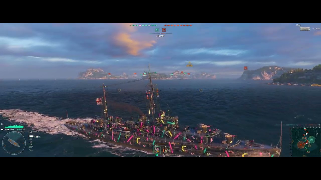 FROM WORLD OF WARSHIP----BLACK SWAN IS ON A NEW MISSION----Gamed By : nowar219