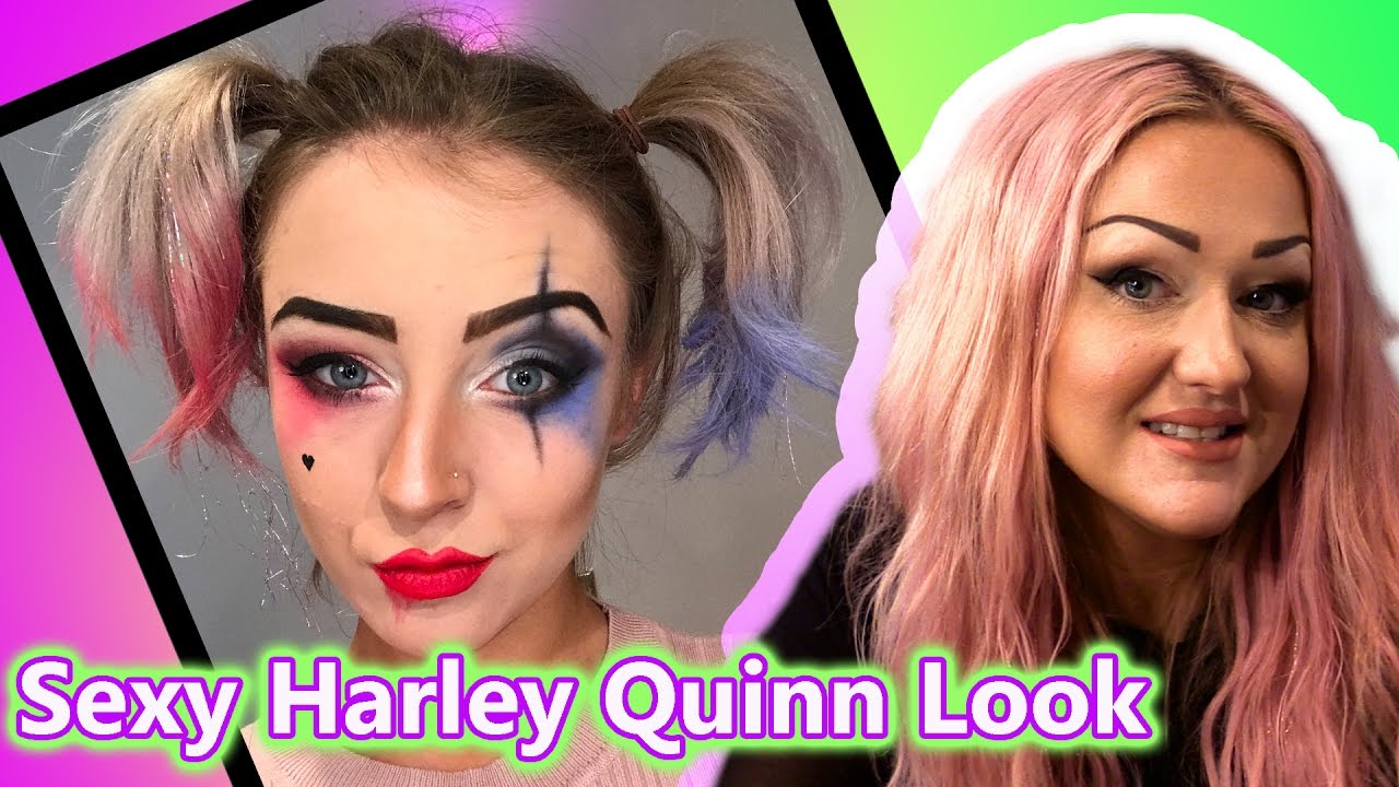 Sexy Suicide Squad - Harley Quinn - Makeup Tutorial - YouTube
