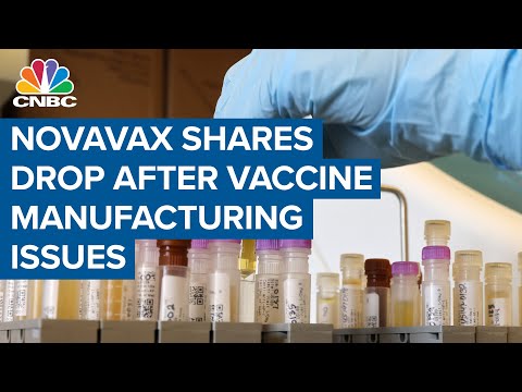 Novavax shares drop after report of Covid vaccine manufacturing issues