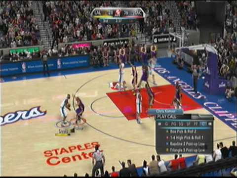 NBA 2k10 - Clipps Destroying Lakers (2 of 3)