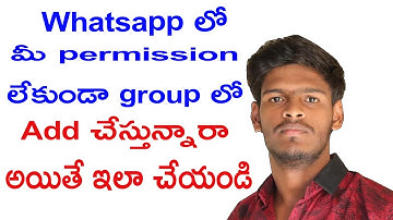 How to change group privacy settings || How to Stop Someone From Adding You to WhatsApp Groups