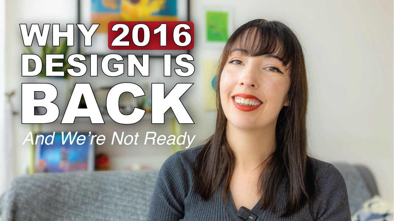 Тенденции графического дизайна 2016 года против сегодняшних: почему старые стили возвращаются.