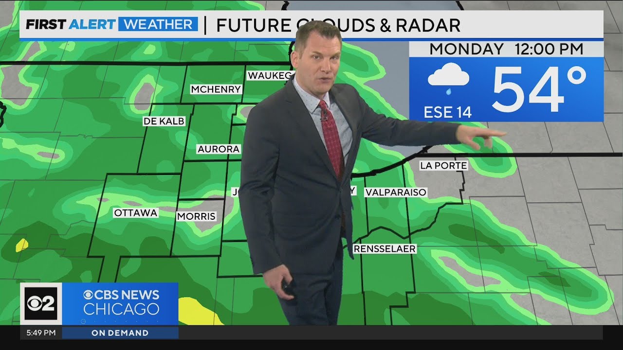 Chicago First Alert Weather: Rain coming for Christmas Day - YouTube