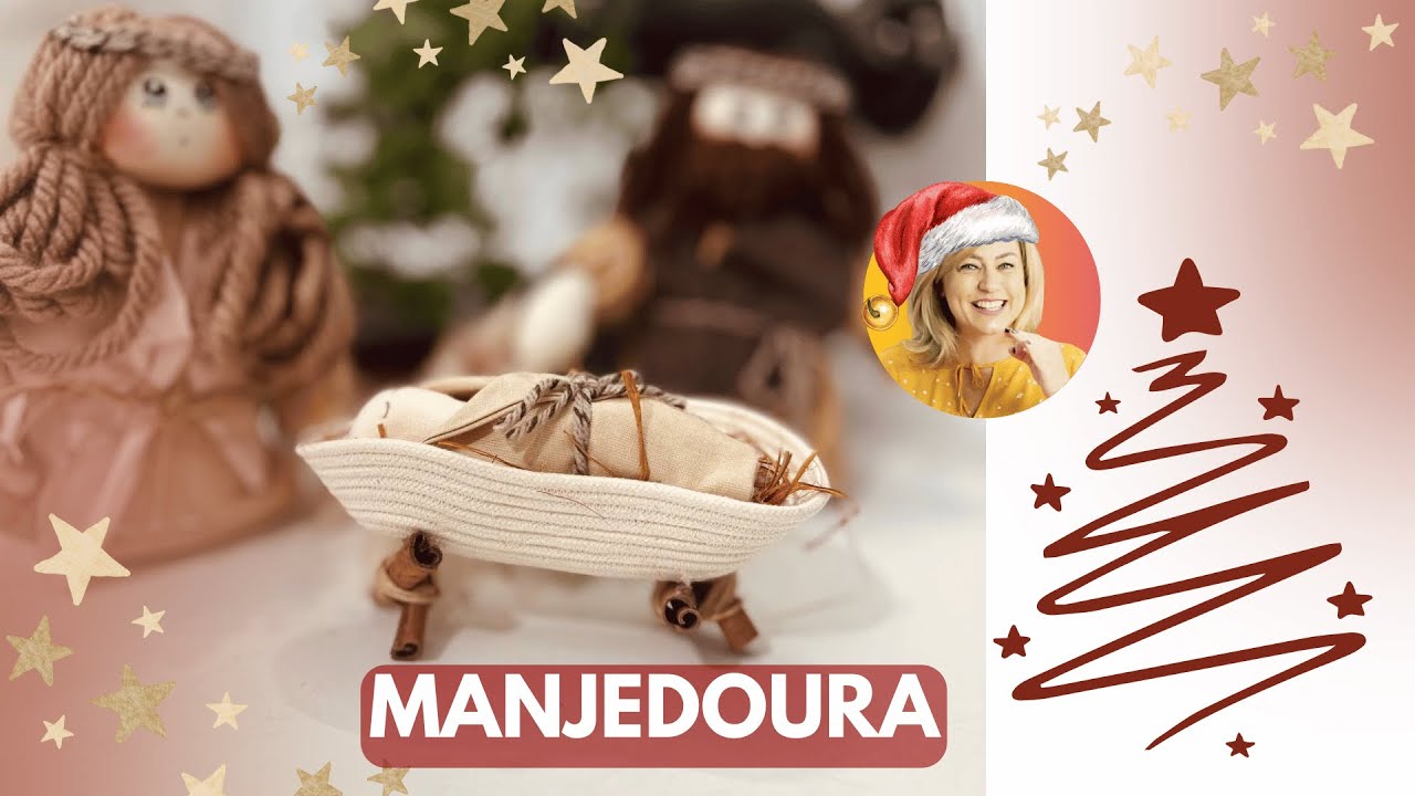 Costura em Corda: Manjedoura do Presépio de Natal Passo a Passo | Drica Bonequeira | Live Ao Vivo