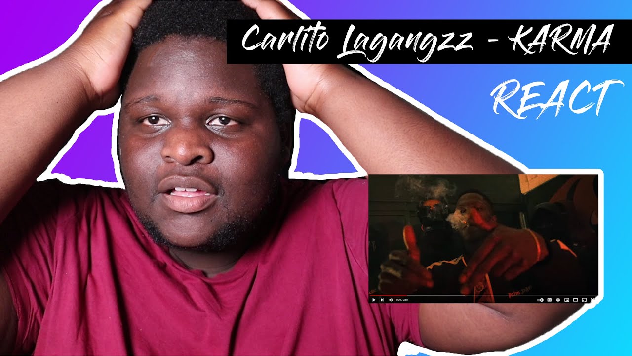 Carlito Lagangzz - KARMA (Official Music Video) | REAÇÃO