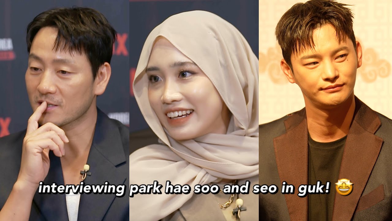 i interviewed the cast of money heist korea and café minamdang!