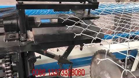 Fully Automatic Diamond Mesh Chain Link Fencing Machine