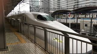 東海道、山陽新幹線N700系G25編成(のぞみ228号東京行き) 名古屋駅発車‼️