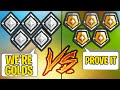 5 Silver Who THINK they DESERVE Gold VS Real Golds - Valorant