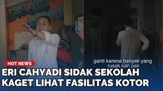 Eri Cahyadi Surprises SMPN 47, Shocked by Filthy and Deplorable Student Toilets