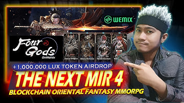 FOUR GODS | New Fantasy MMORPG NFT Free To Play and Earn | Airdrop Event WEMIX Blockchain