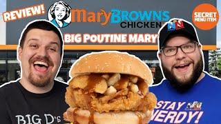 Mary Brown's New Secret Menu Big Poutine Mary Review!