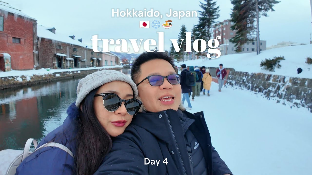 Hokkaido Winter Adventure Vlog: Day 4 | Otaru Canal, Butter Corn Ramen Queue, and more