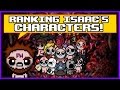 Ranking Isaac's Characters from Least Favorite to Favorite!