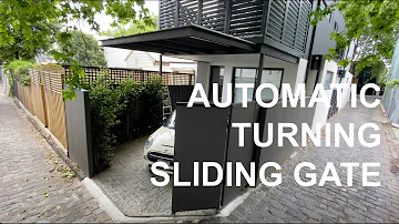 Sidcon Global - SIDTURN Turning Sliding Gate - Prahran - Melbourne