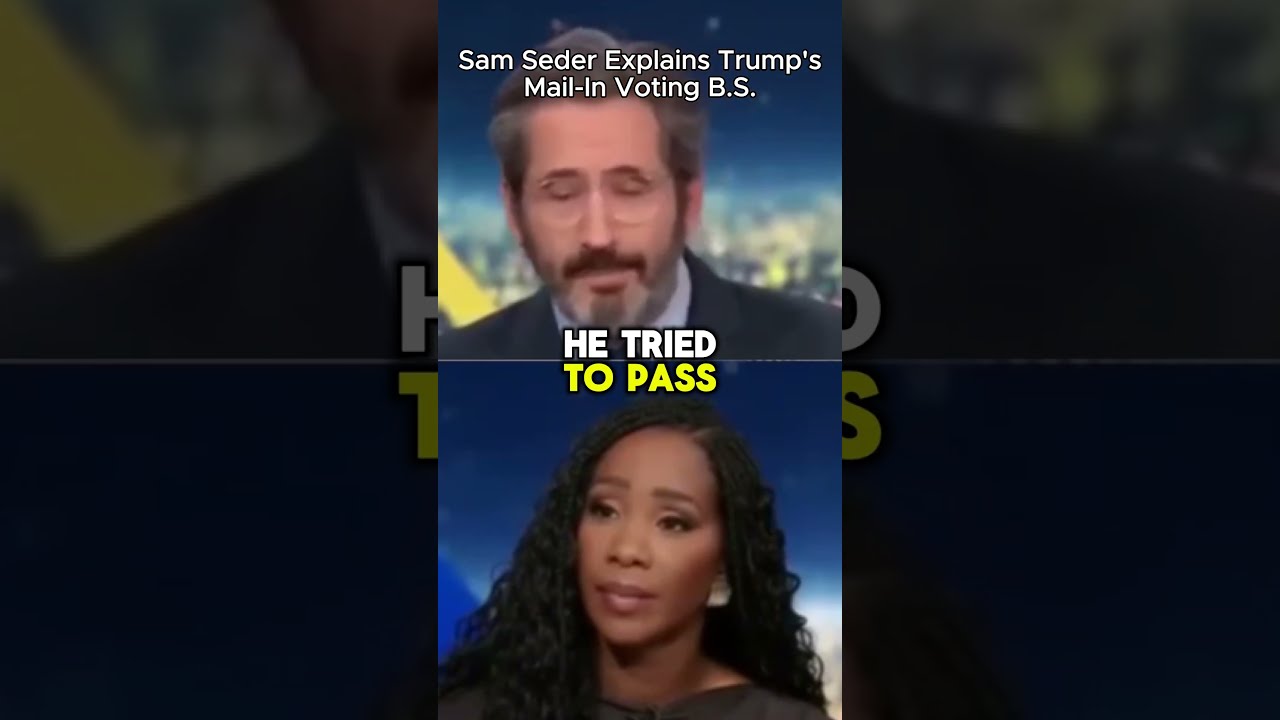 Sam Seder Explains Trump S Mail In Voting B To CNN Eb Flow