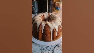 Thumbnail of Banana Walnut Pound Cake with a Cinnamon Vanilla Glaze #cakes #poundcake #banana