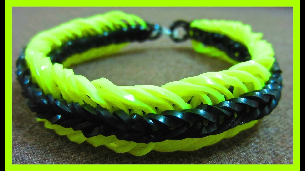 How to make a rainbow loom ring or bracelet without an S or C clip! #r, rainbow loom tutorial