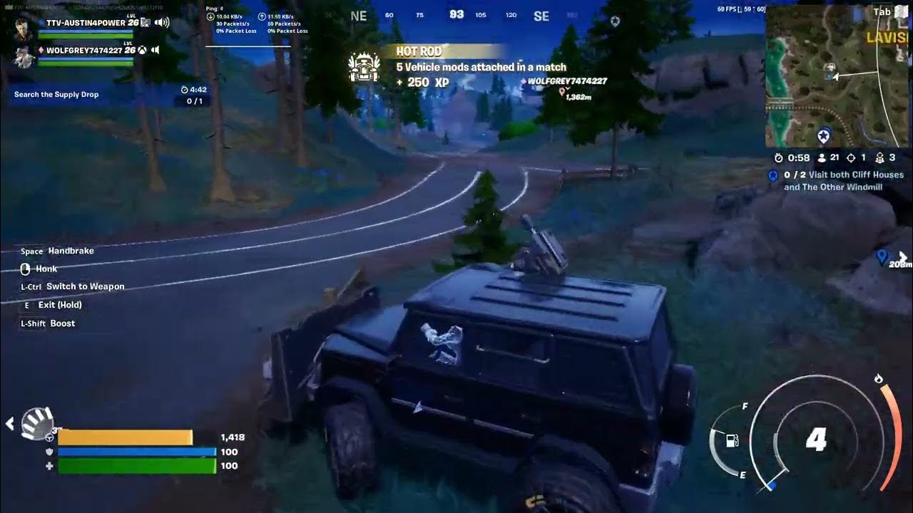 Visit both Cliff Houses and the Other Windmill Daily Challenge FORTNITE