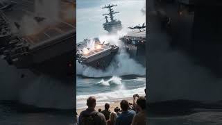 Aircraft carrier collision