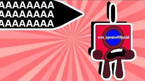 Pizza Tower scream meme - Numberblocks Version