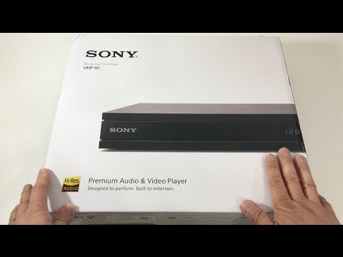 [4K] Unboxing: Sony UHP-H1 Premium Hi-Res Audio/Video Player