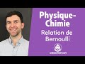 Relation de bernoulli  physiquechimie  terminale  les bons profs