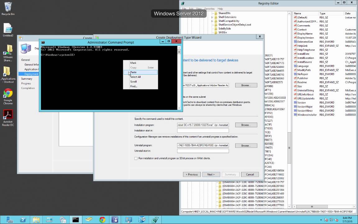 SCCM Application Packaging Adobe Reader Acrobat DC YouTube