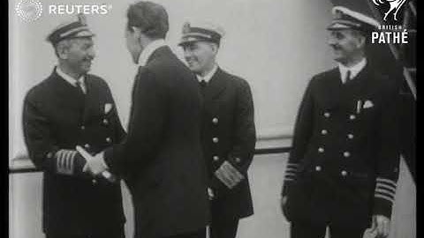 SS Leviathan ends her trial trip after a record run (1923)