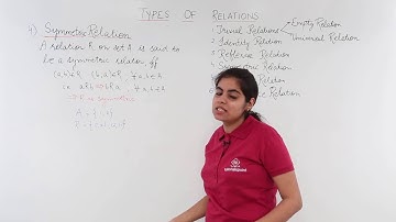 Class 12th – Symmetric Relation | Relation and Functions | Tutorials Point
