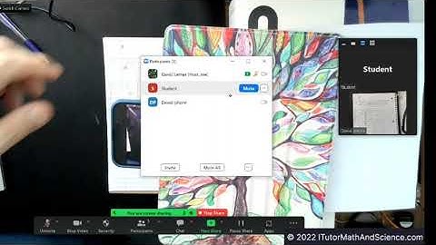 Smartphone as a Zoom Document Camera