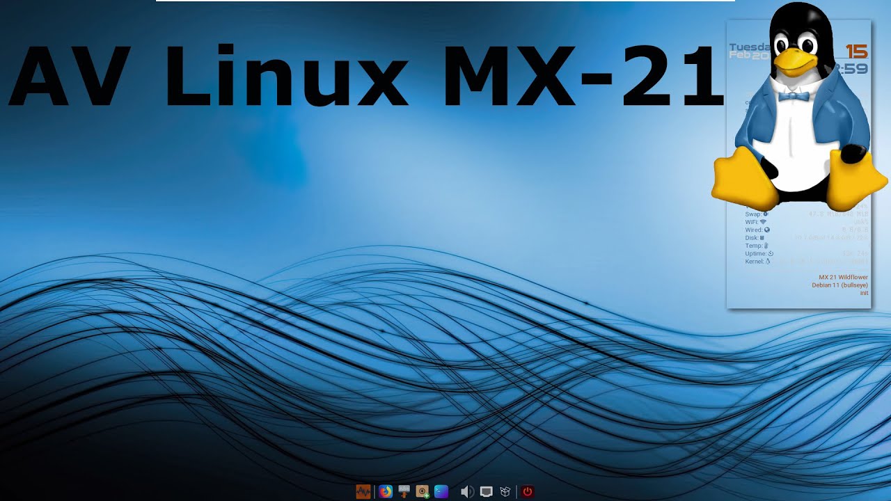 AV Linux MX-21 basato su Debian 11 e MX-21