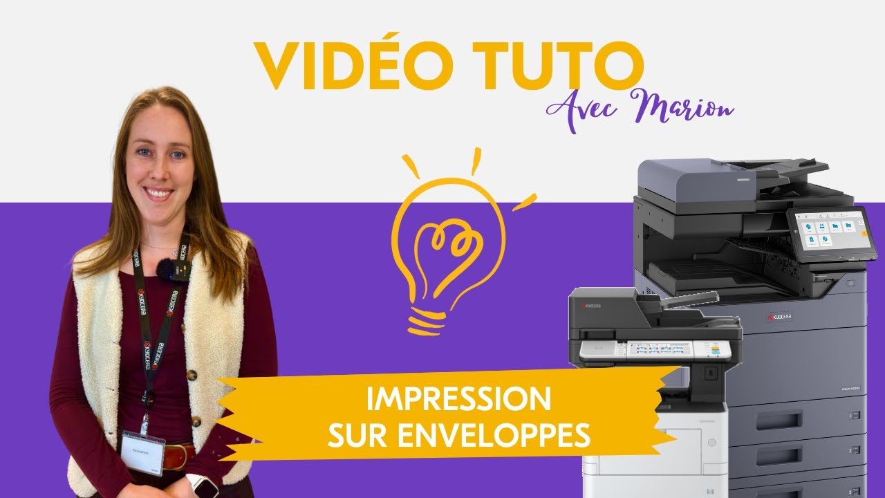 Vidéo tuto : Imprimer sur une enveloppe