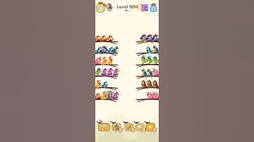 Bird sort calar game leval 1254 #games #leveldesign #colorgame #gameplay #colorconcept #gaming game