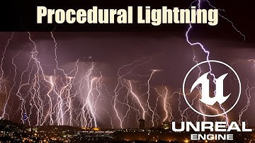 Procedural Lightning in UE4/UE5