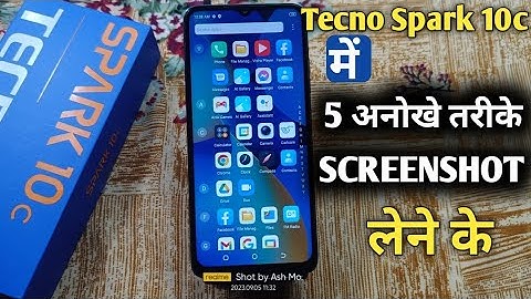 How To Take Screenshot in Tecno Spark 10c | Tecno Spark 10c में 5 तरीके Screenshot लेने के