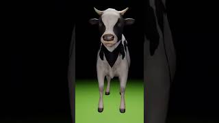 HOW COWS DIGEST GRASS INTO MILK IN HINDI ANIMATION #SHORTS