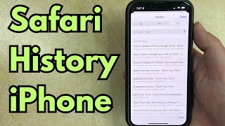 Safari History iPhone 13: How to Find and Clear it