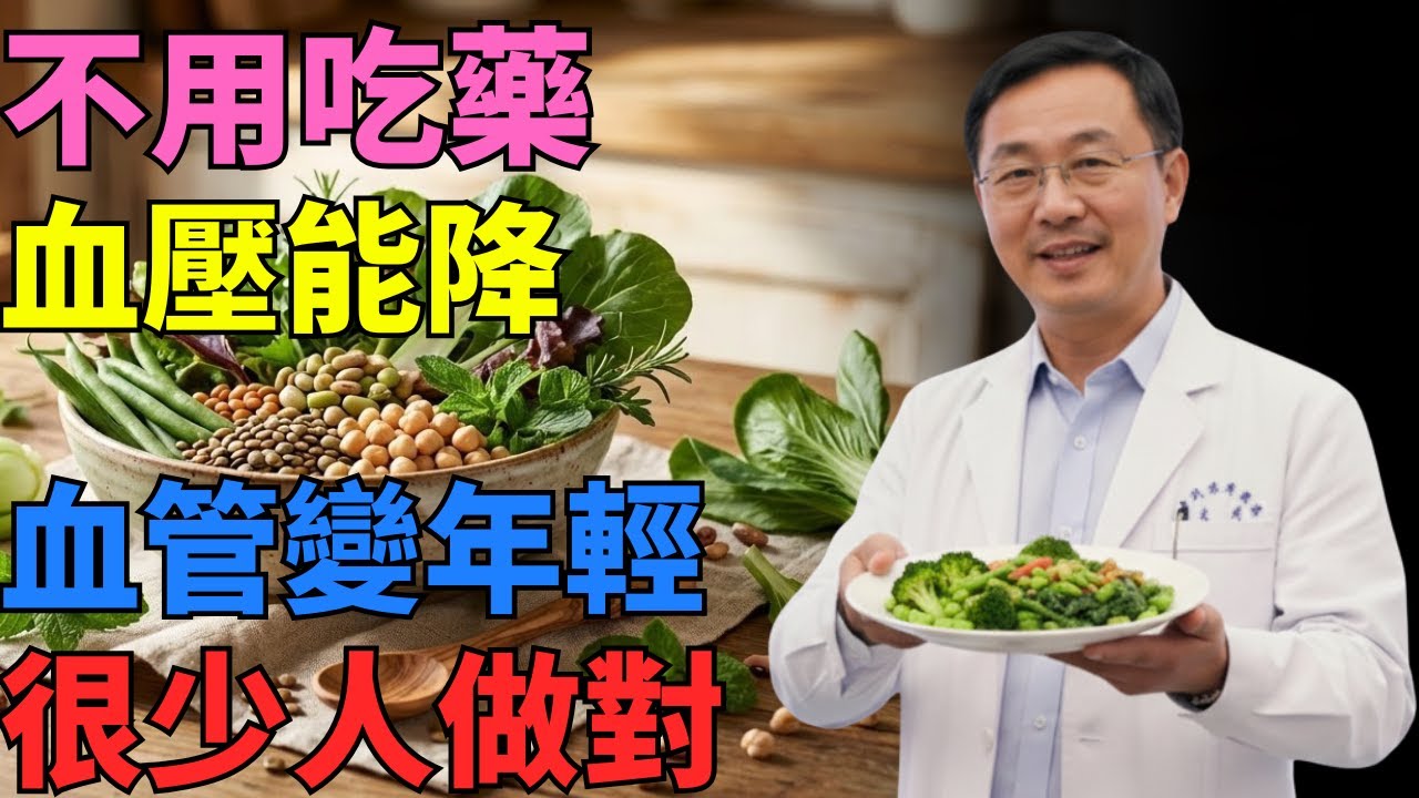 不用吃藥！醫師揭示6個天然方法，穩定血壓、血管年輕、遠離中風