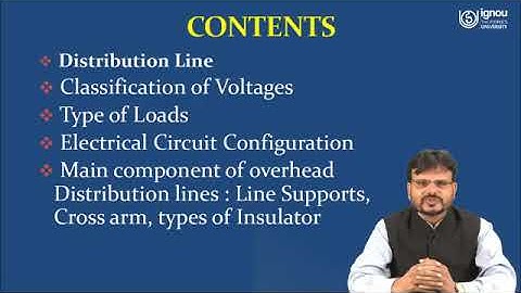 IGNOU Live Session on "Mechanical Design of Overhead Distribution Line" for OEE-02/BEF-01 Students